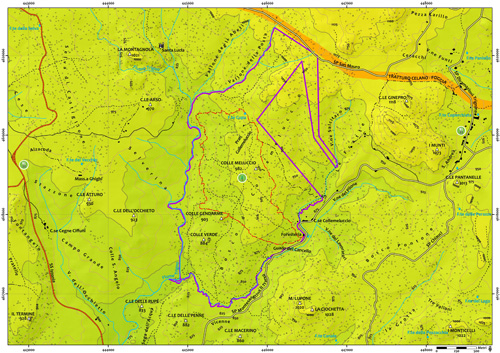 Mappa 02 Anello di Collemeluccio