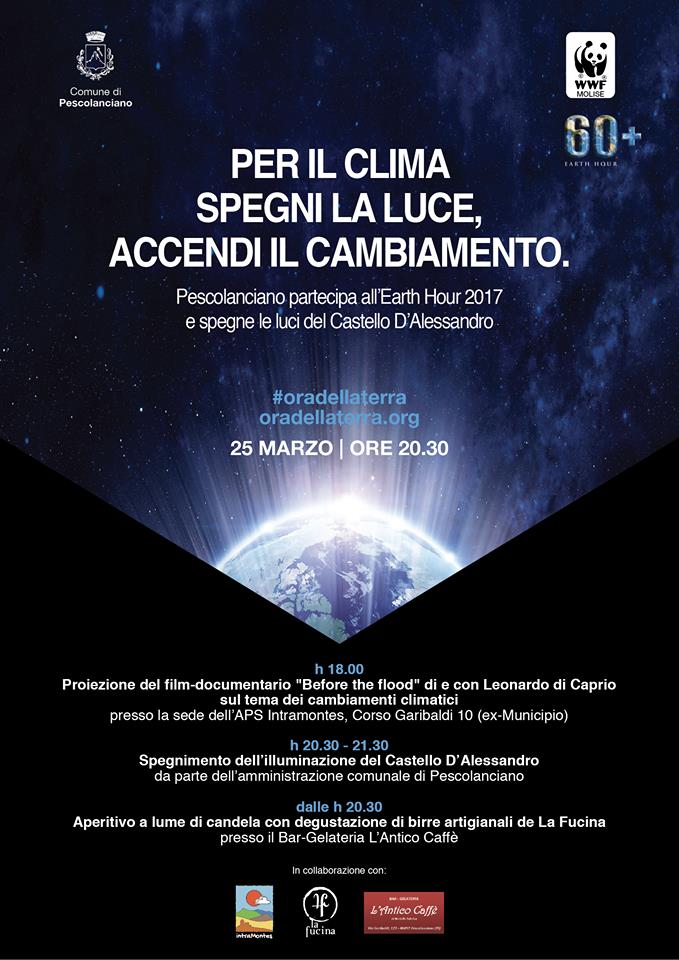 Earth Hour 2017 Pescolanciano