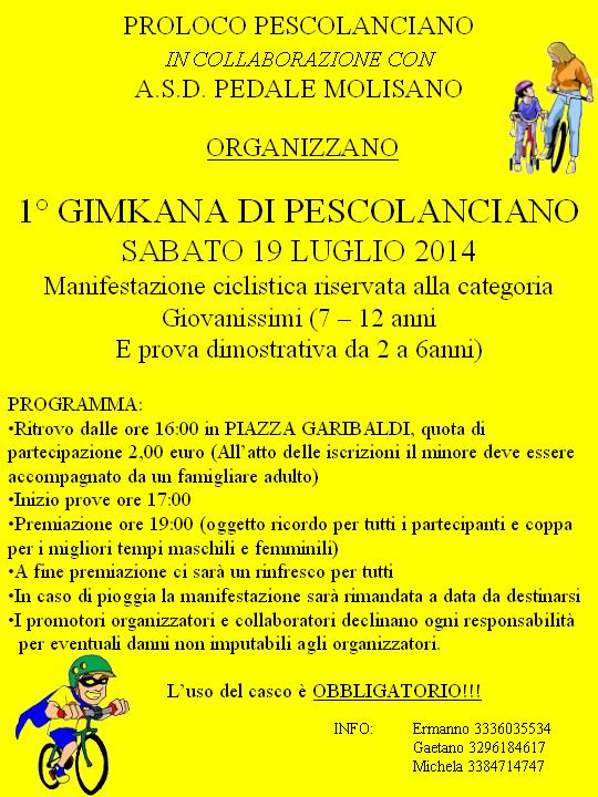 Pescolanciano gimkana